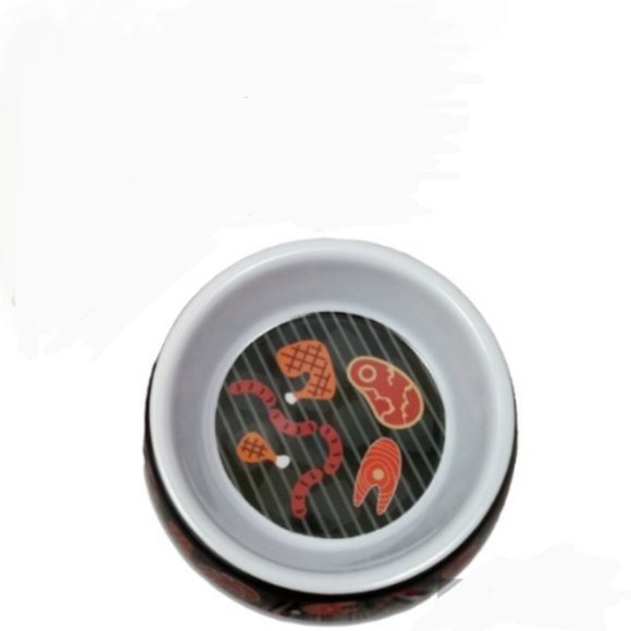 🔥4/$20 Dog Bowl NEW Meat Design Grill Food - Picture 1 of 9